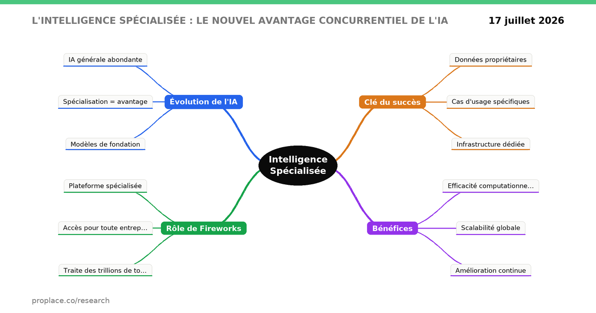 Carte mentale — L'intelligence spécialisée : le nouvel avantage concurrentiel de l'IA